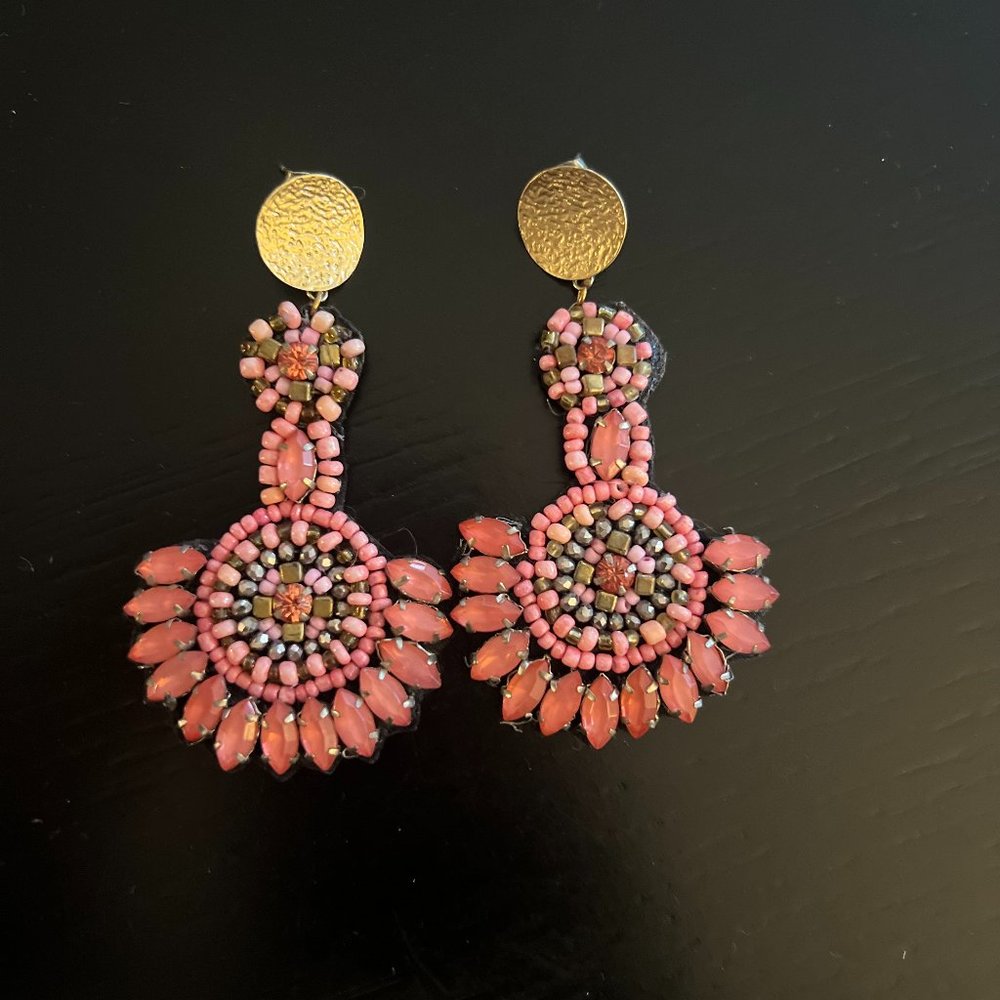 Hand-made Beaded Earrings